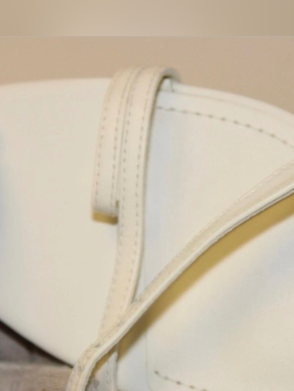 Reformation Sandals NEW White Leather Toe Ring Ankle Strappy Shoes Sandals 8 - Picture 14 of 16